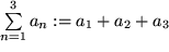 math formula
