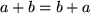 math formula