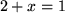 math formula