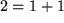 math formula