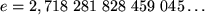 math formula
