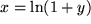 math formula