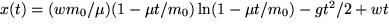 math formula