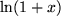 math formula