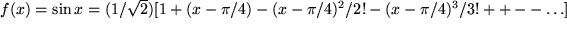 math formula