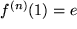 math formula