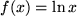 math formula