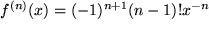 math formula