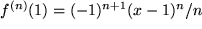 math formula