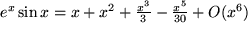 math formula