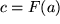 math formula