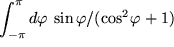 math formula