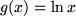 math formula