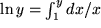 math formula