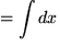 math formula