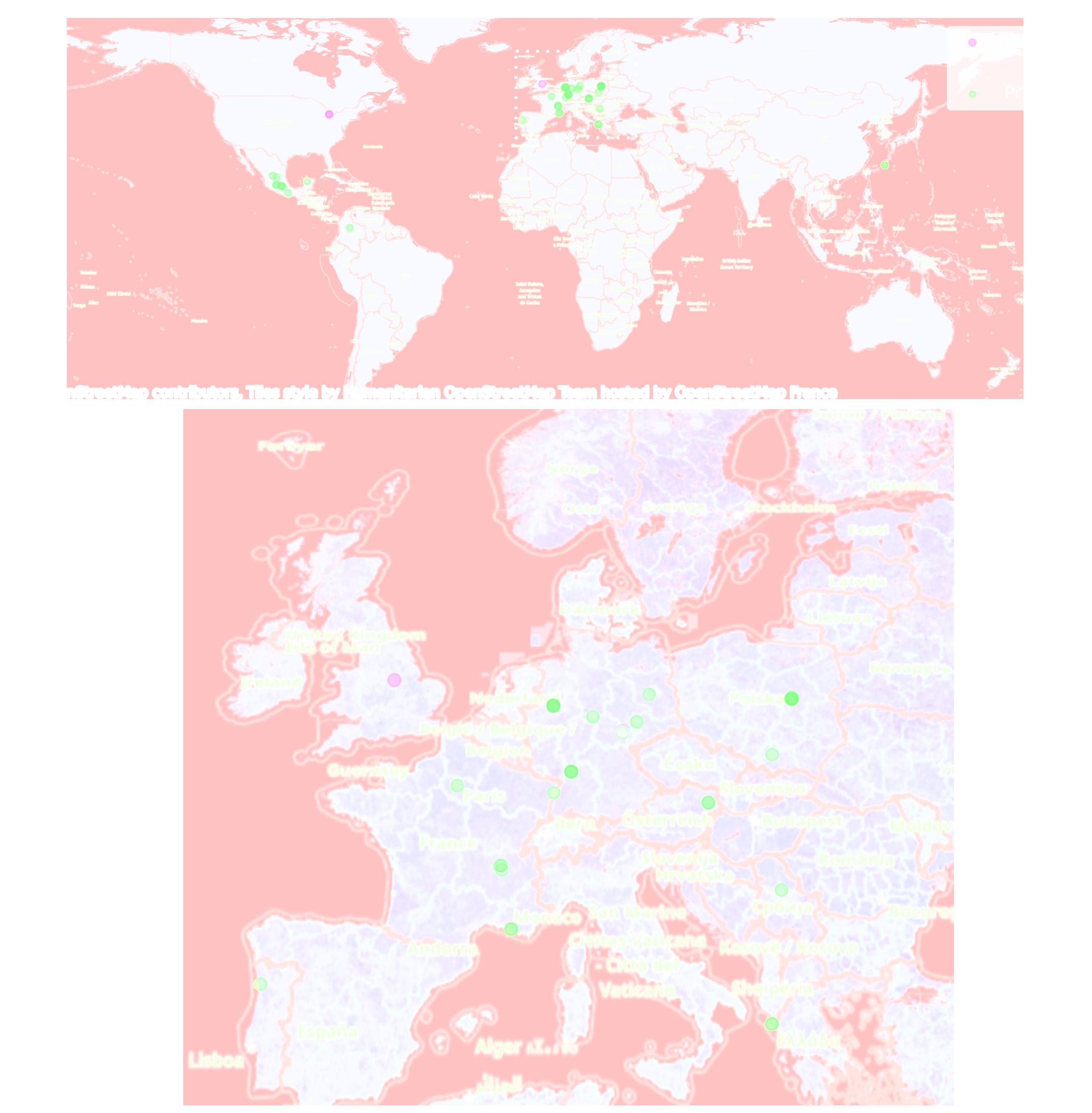 map of talks